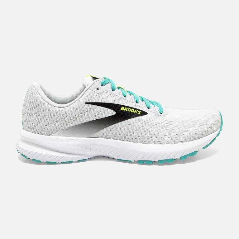 Tenis Brooks Launch 7 - Zapatillas Para Correr En Asfalto Mujer - Blancas (XBUA-68347)